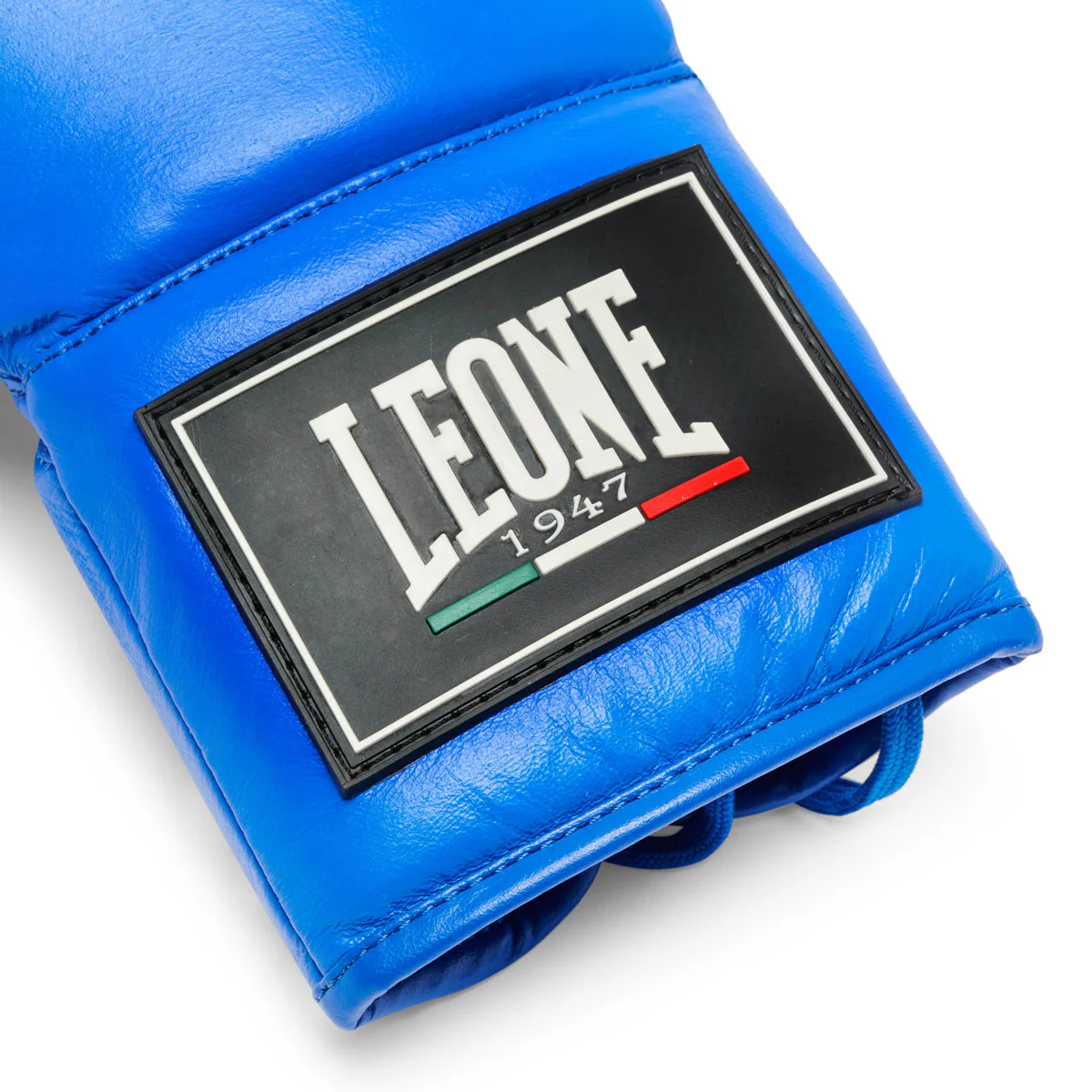 Guantes de boxeo Leone Shock Pro con cordones GN057L Azul  - Image 7