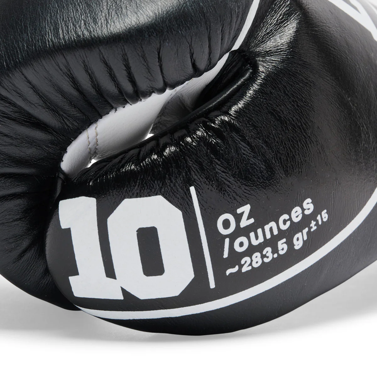 Guantes de boxeo Leone Shock Pro con cordones GN057L Negro - Image 7