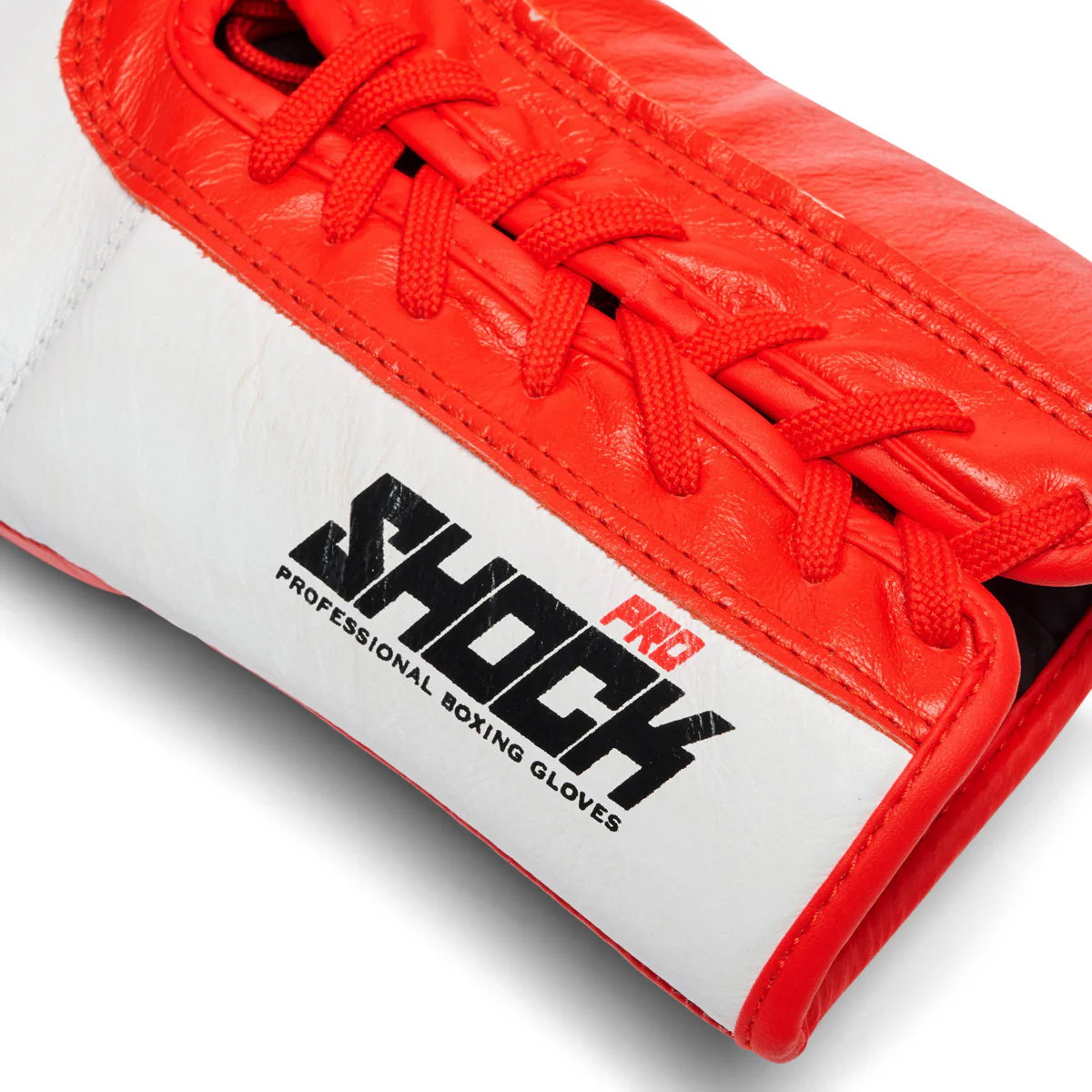 Guantes de boxeo Leone Shock Pro con cordones GN057L Rojo  - Image 6