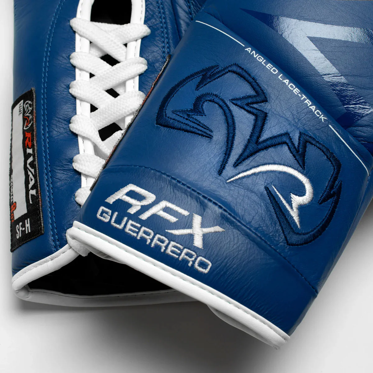 Guantes de boxeo Rival RFX Guerrero Pro Fight SF-H Azul 10 Oz  - Image 3