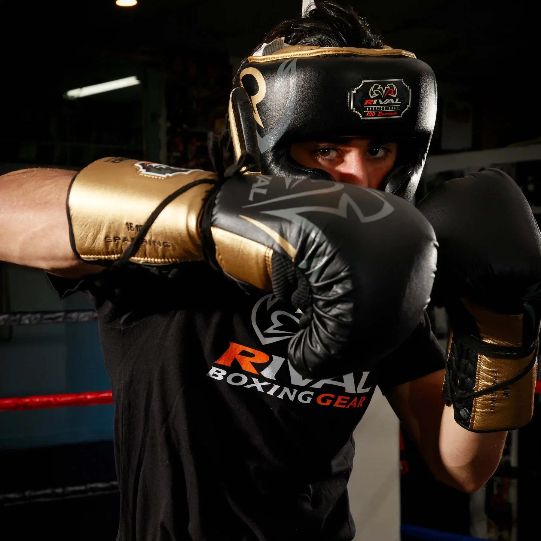 Guantes de boxeo Rival Sparring Profesional RS100 con cordones - Image 21