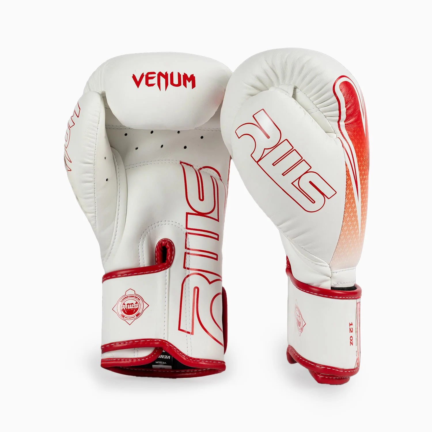 Guantes de boxeo RWS x Venum 2.0 Blanco-rojo - Image 3