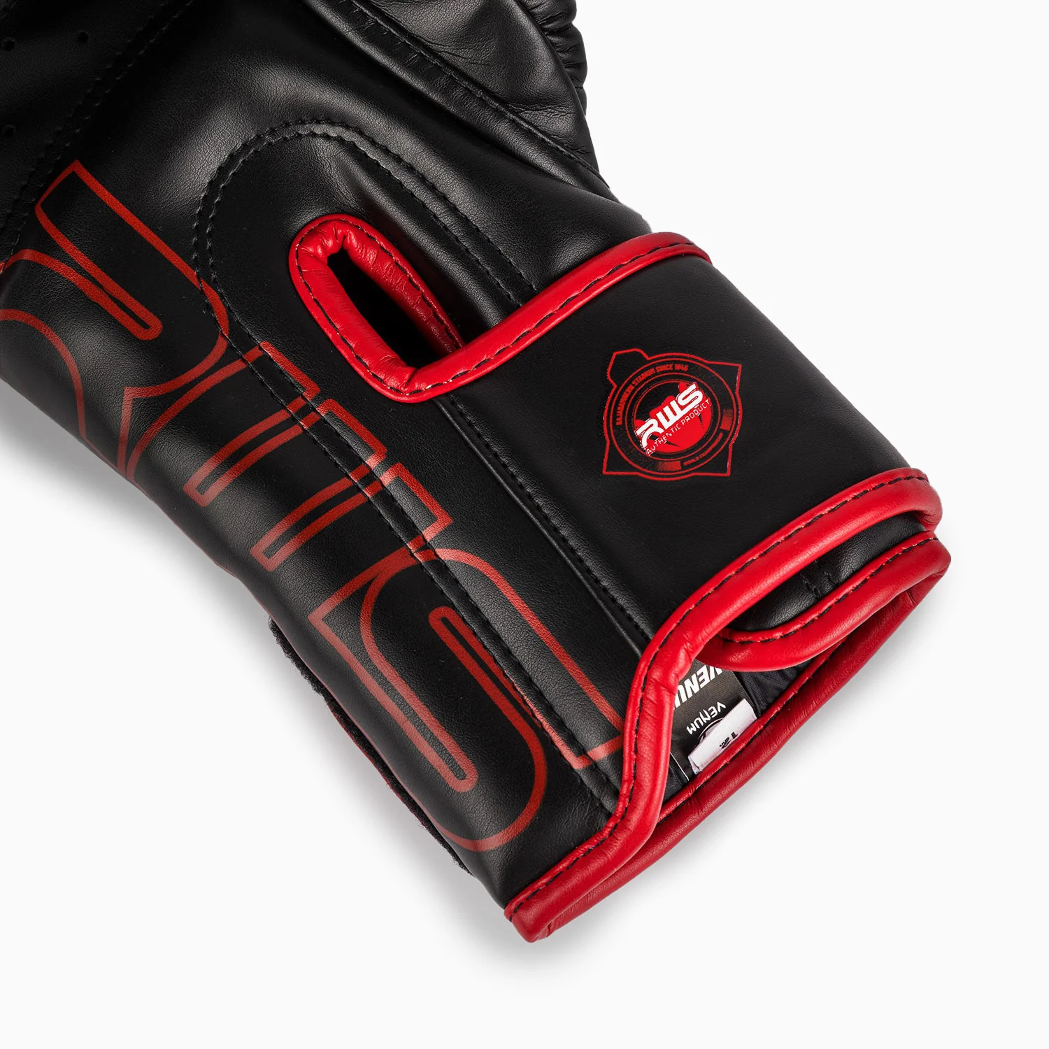 Guantes de boxeo RWS x Venum 2.0 Negro-rojo  - Image 4