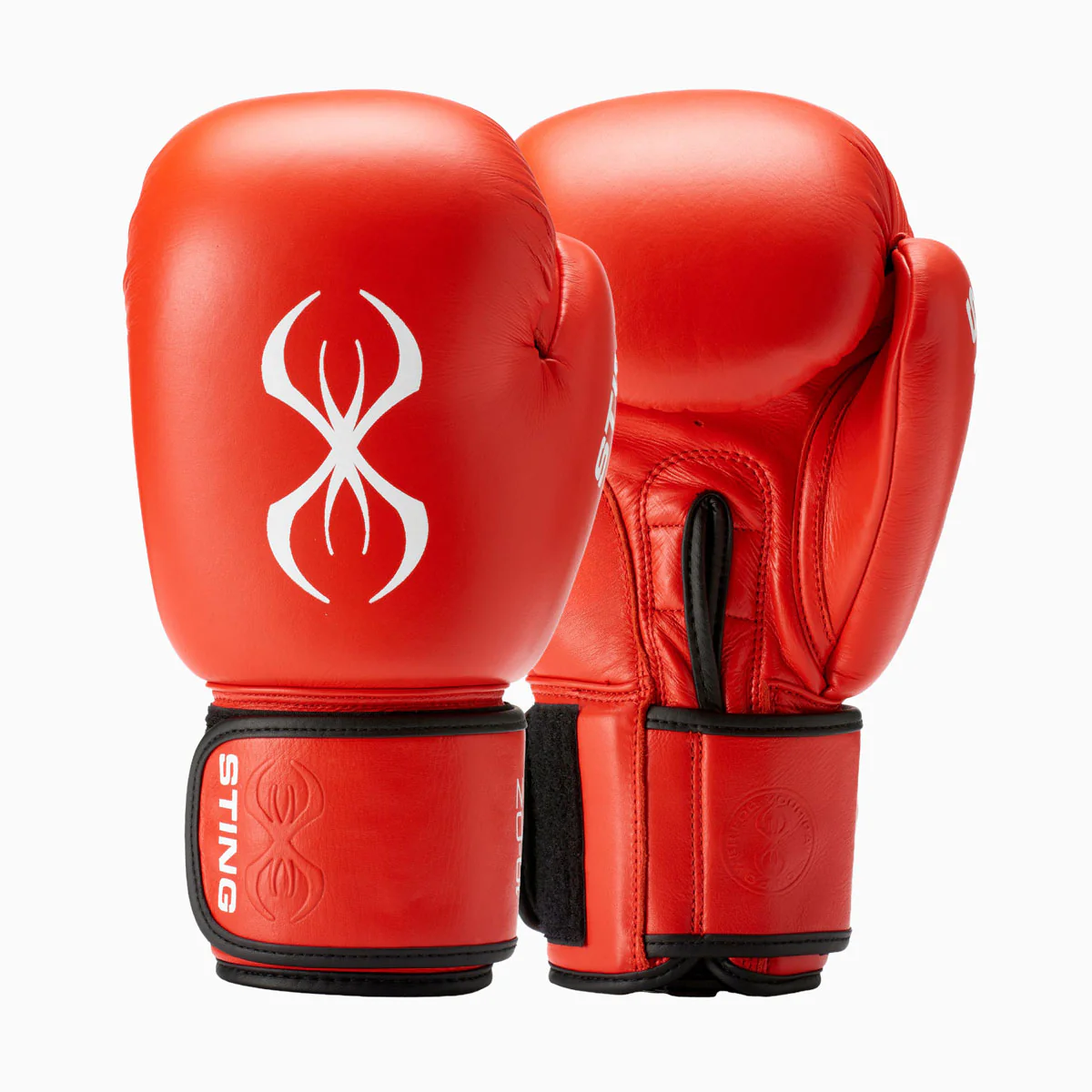Guantes de boxeo Sting Competition Aprobado World Boxing Rojo - Image 2