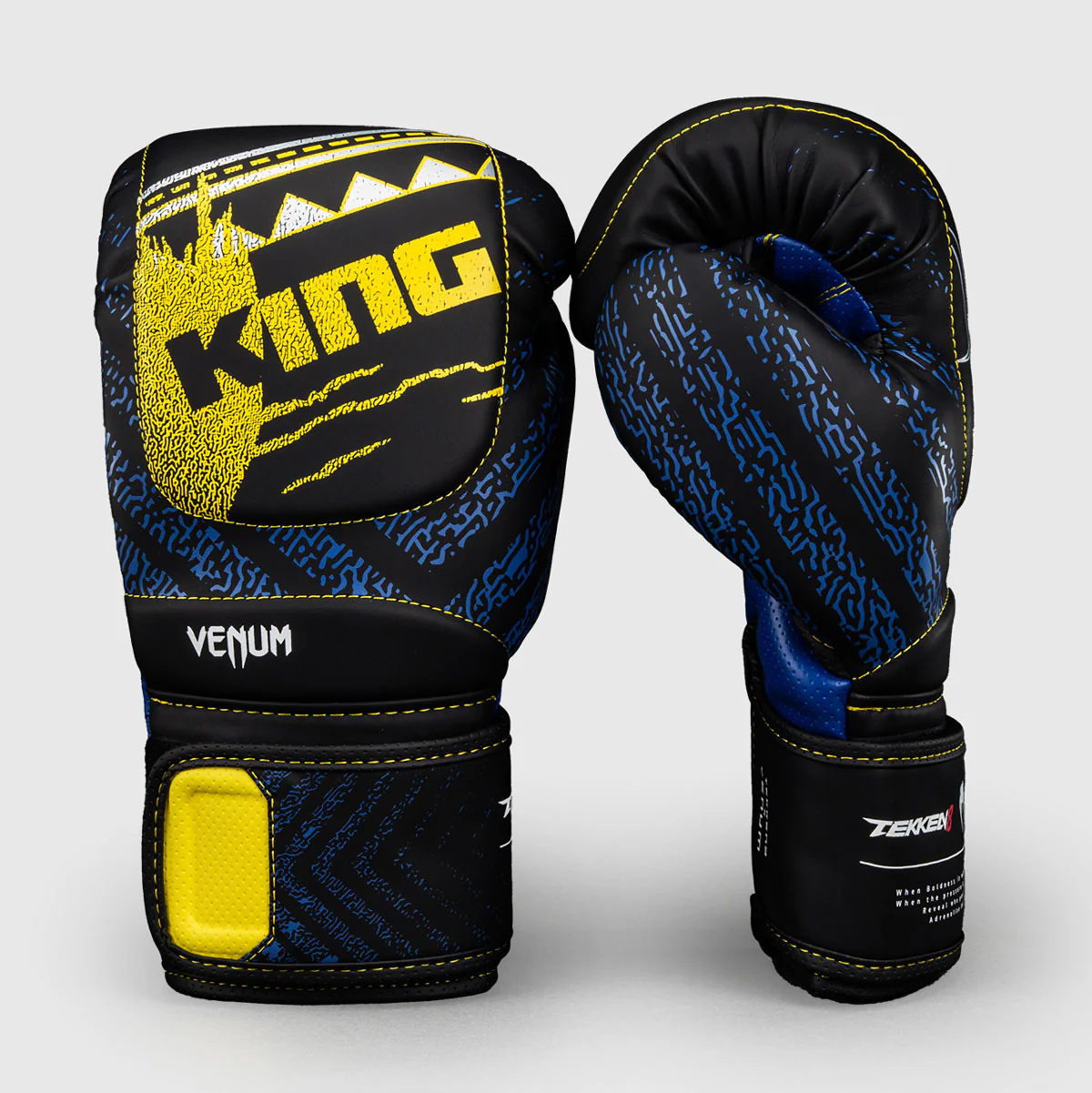 Guantes de boxeo Venum Tekken 8 King Negro-amarillo  - Image 3