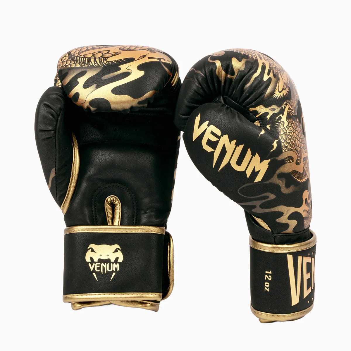 Guantes de boxeo Venum Vuelo del Dragón Negro-bronce  - Image 3
