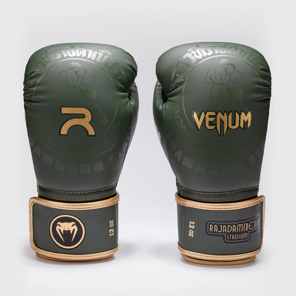 Guantes de boxeo Venum x Rajadamnern Verde  - Image 3