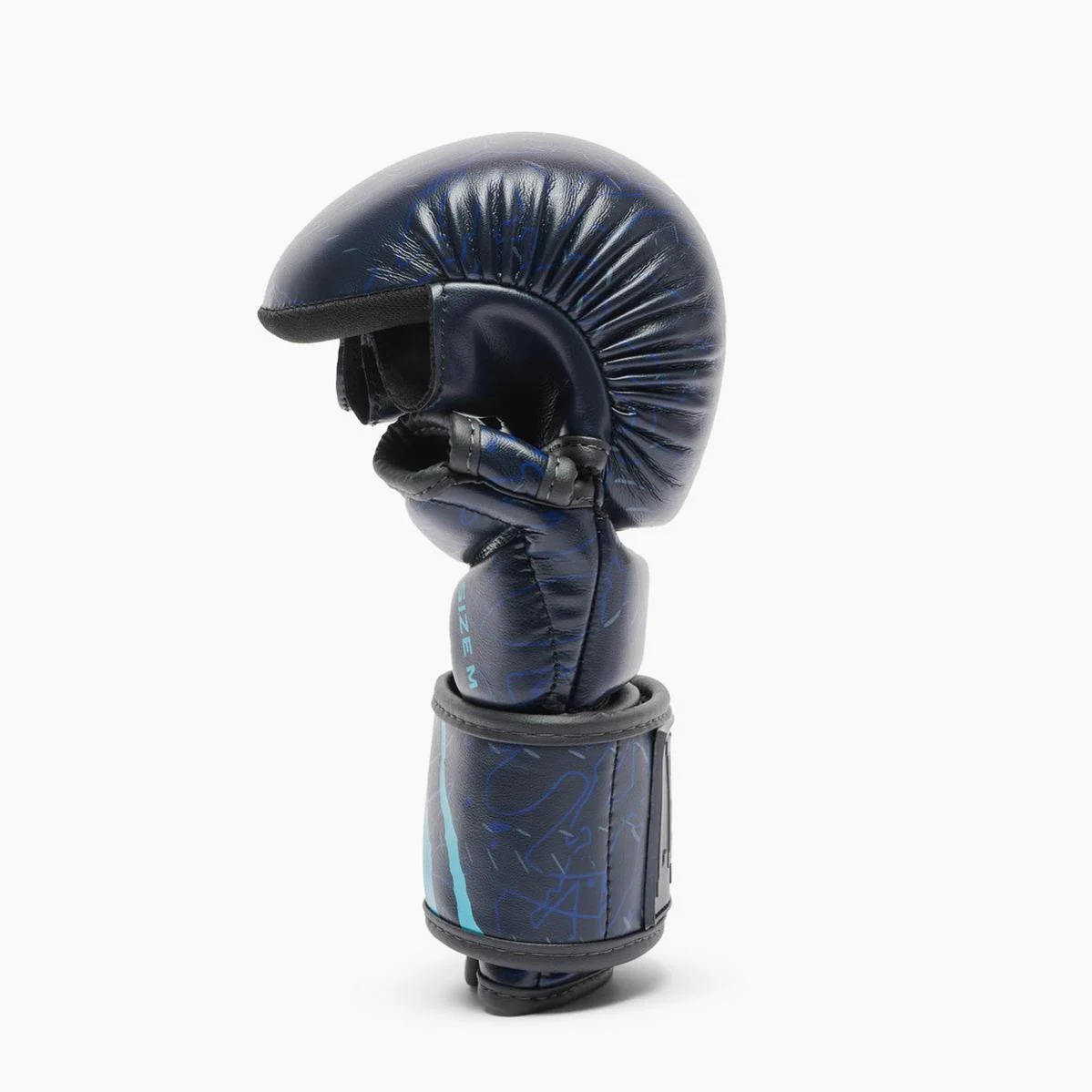 Guantes MMA Leone Primal Instinct Entrenamiento GP116 con pulgar Azul  - Image 3