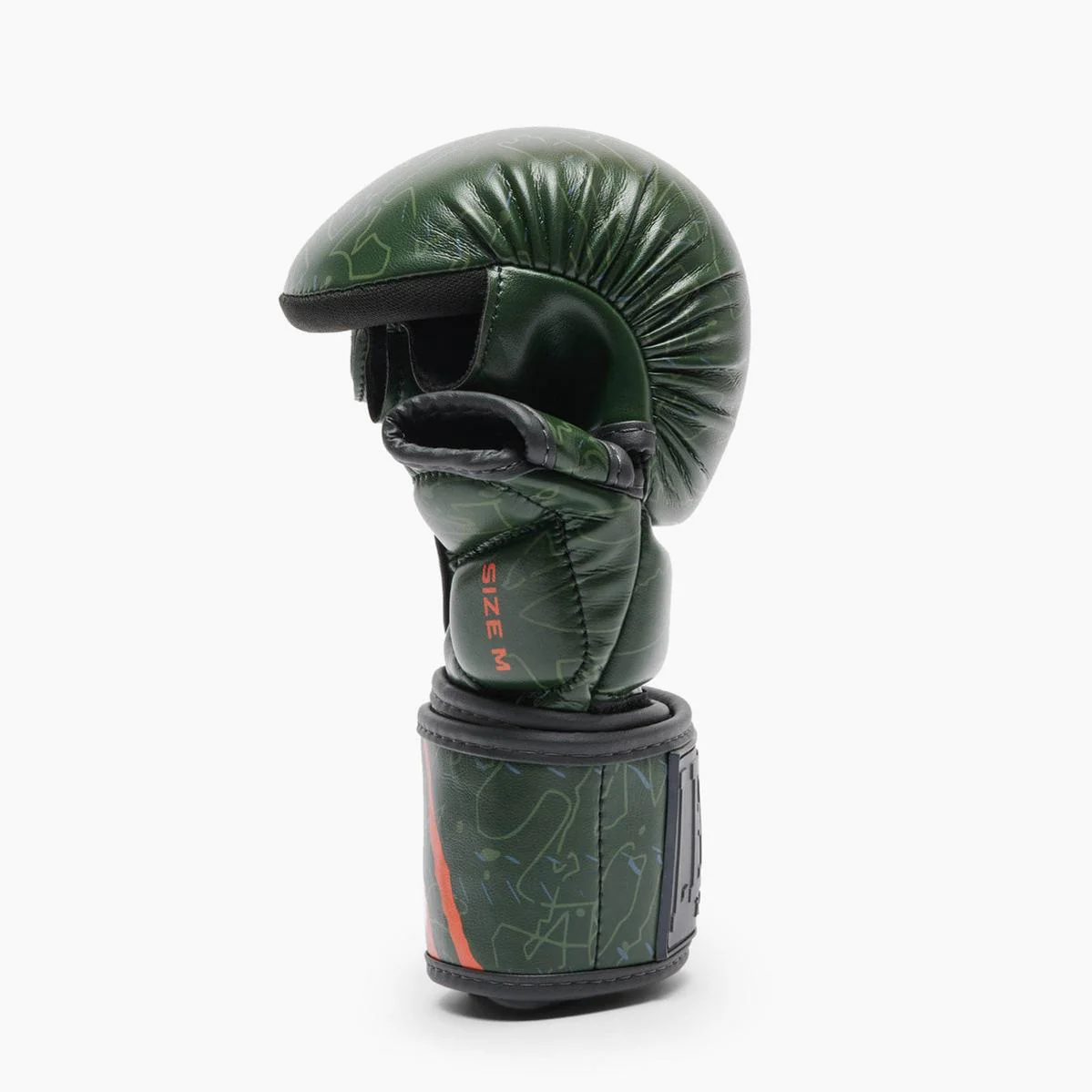 Guantes MMA Leone Primal Instinct Entrenamiento GP116 con pulgar Verde  - Image 3