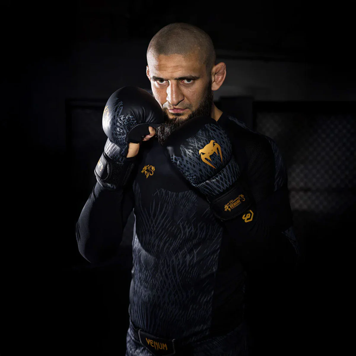 Guantes MMA Venum x Chimaev Wild Borz Negro - Image 5