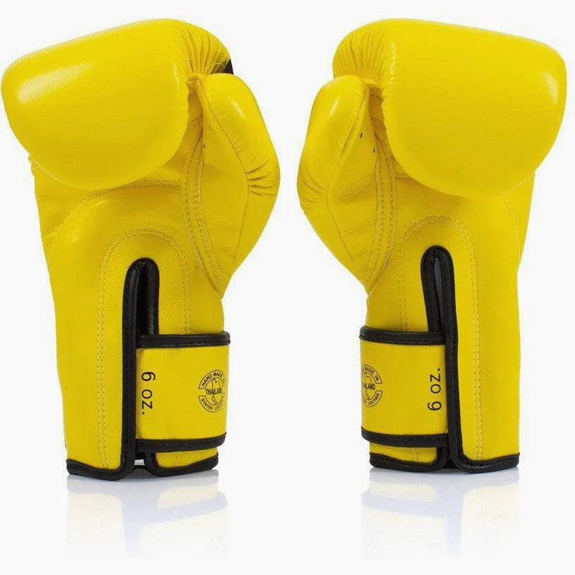 Guantes Muay Thai Fairtex BGV14 Amarillo  - Image 4
