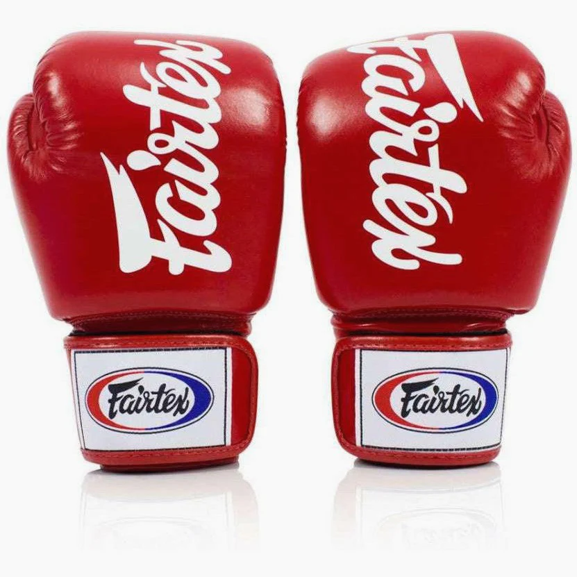 Guantes Muay Thai Fairtex BGV19 Deluxe Rojo  - Image 2