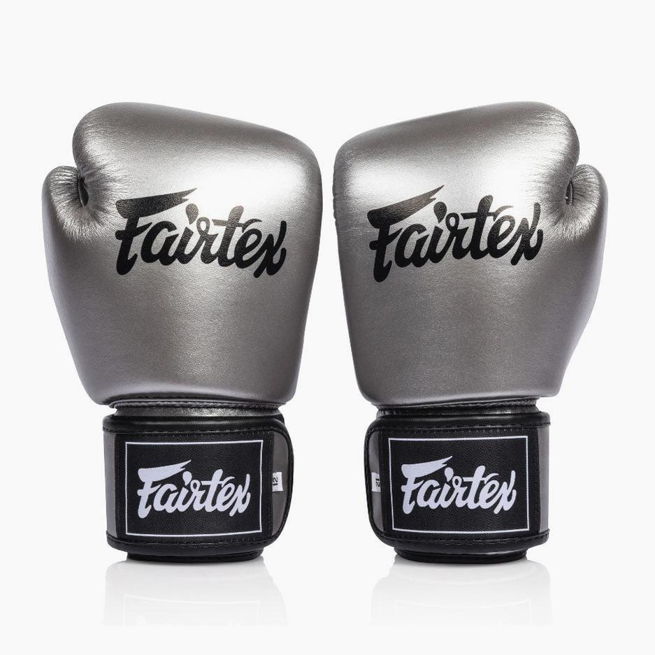 Guantes Muay Thai Fairtex BGV1C-Plus Gun Metallic - Image 2