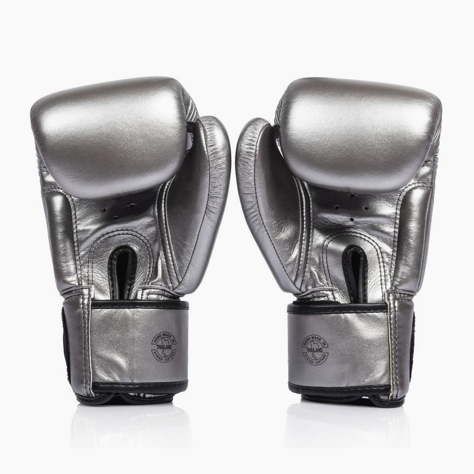 Guantes Muay Thai Fairtex BGV1C-Plus Gun Metallic - Image 3