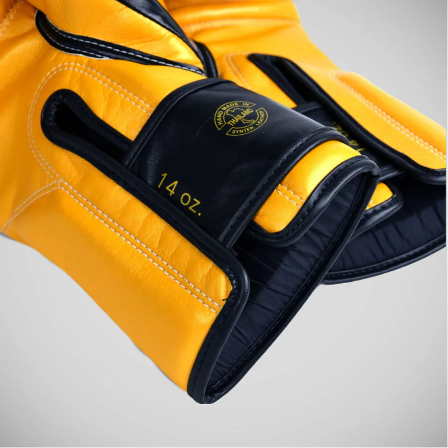 Guantes Muay Thai Fairtex Super Sparring BGV18 Negro-oro - Image 5