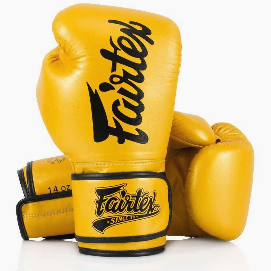 Guantes Muay Thai Fairtex Super Sparring BGV18 Oro  - Image 2