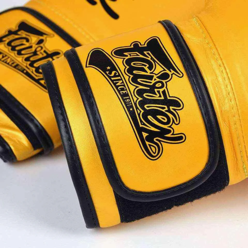 Guantes Muay Thai Fairtex Super Sparring BGV18 Oro  - Image 6