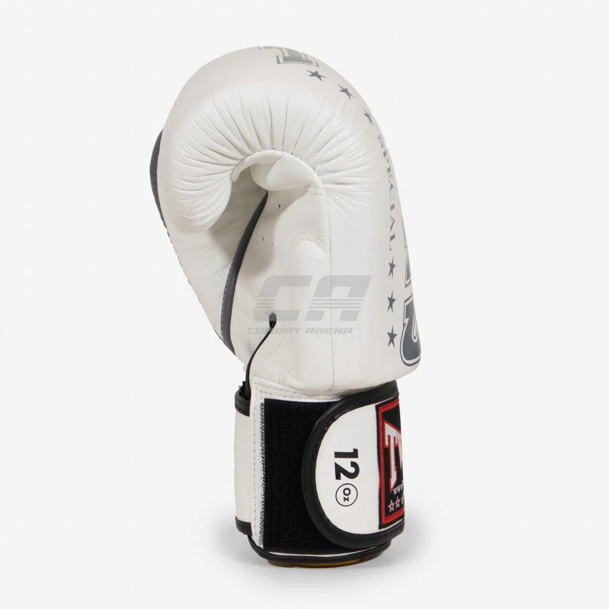 Guantes Muay Thai Twins Special BGVL 8 Blanco-gris  - Image 2