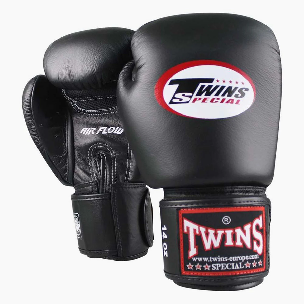 Guantes Muay Thai Twins Special BGVL3 Aire Negro - Image 2