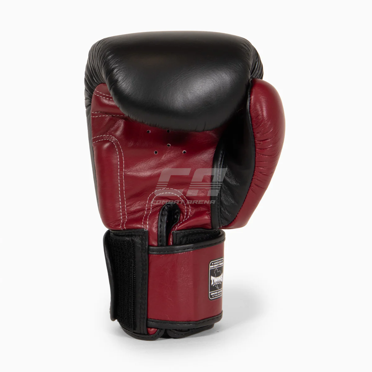 Guantes Muay Thai Twins Special BGVL3 Negro-burdeos - Image 5