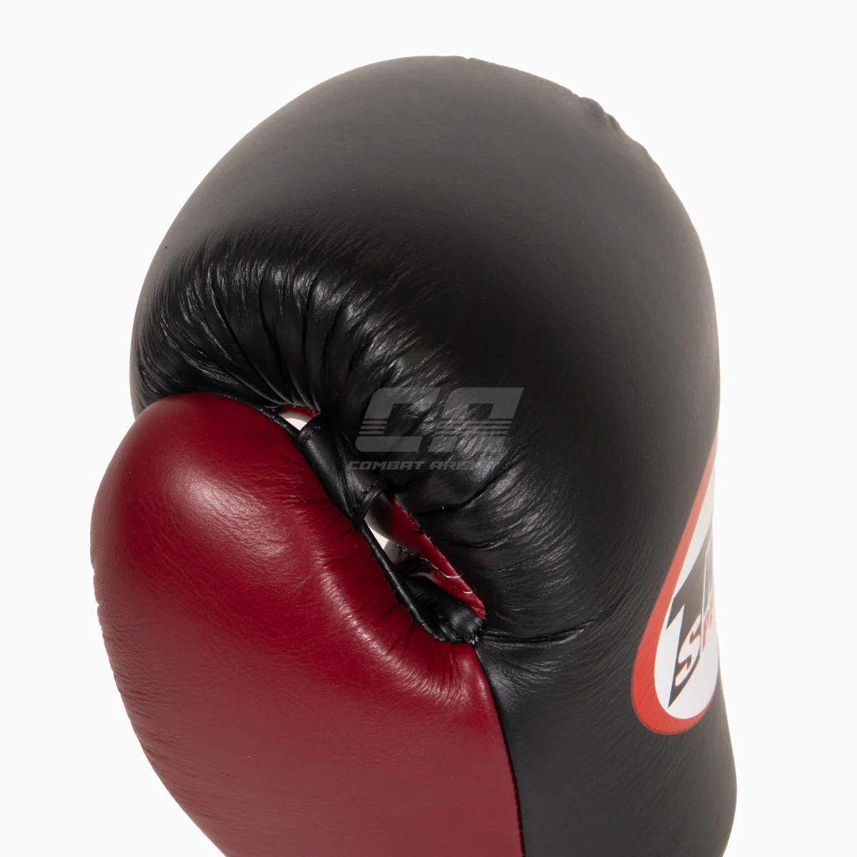 Guantes Muay Thai Twins Special BGVL3 Negro-burdeos - Image 8