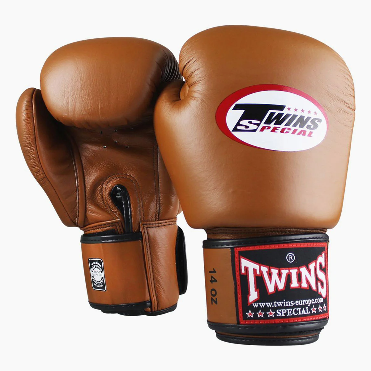 Guantes Muay Thai Twins Special BGVL3 Retro Marrón - Image 2