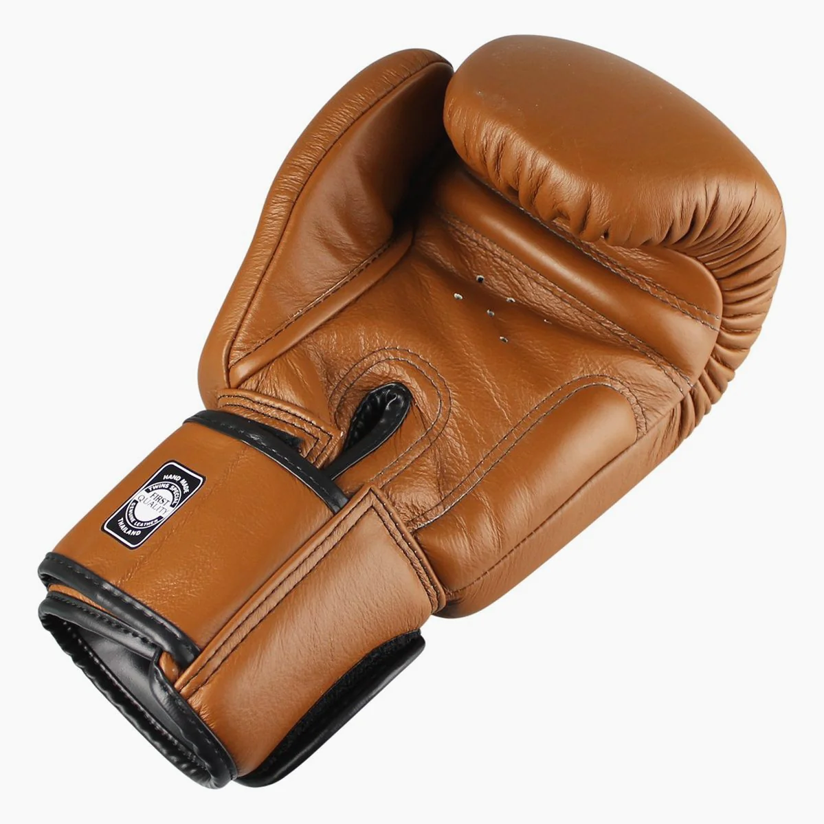 Guantes Muay Thai Twins Special BGVL3 Retro Marrón - Image 4