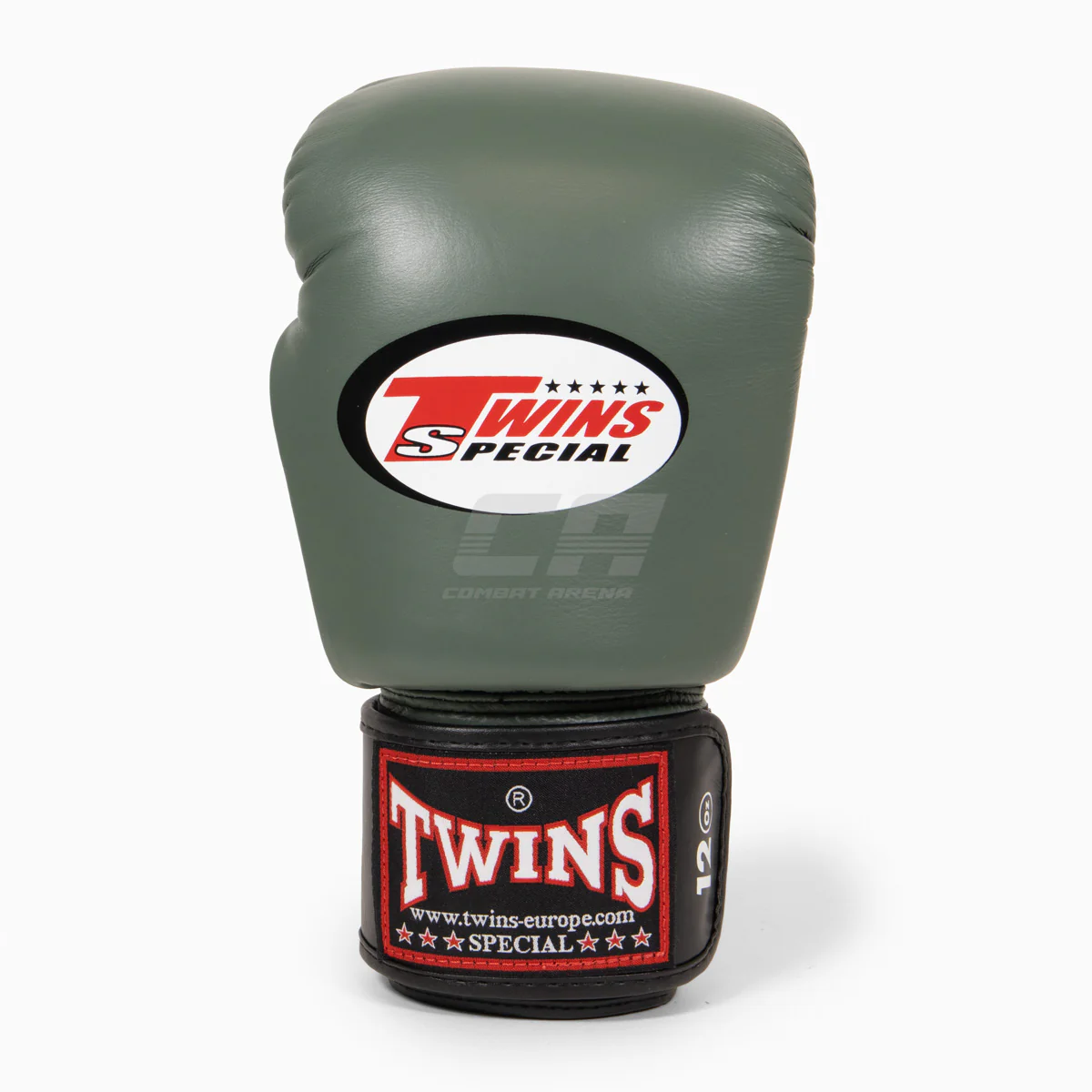 Guantes Muay Thai Twins Special BGVL4 Negro-verde-blanco - Image 5