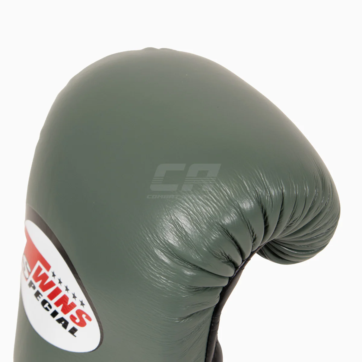 Guantes Muay Thai Twins Special BGVL4 Negro-verde-blanco - Image 6