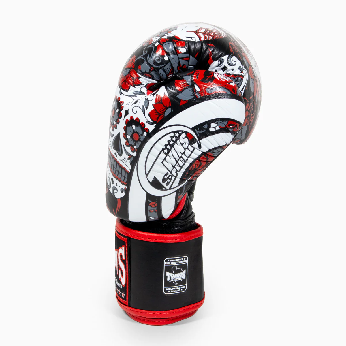 Guantes Muay Thai Twins Special FBGVL 3 Skull Rojo  - Image 3