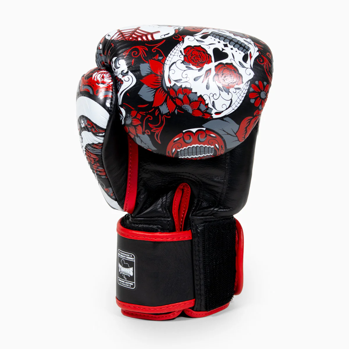 Guantes Muay Thai Twins Special FBGVL 3 Skull Rojo  - Image 4