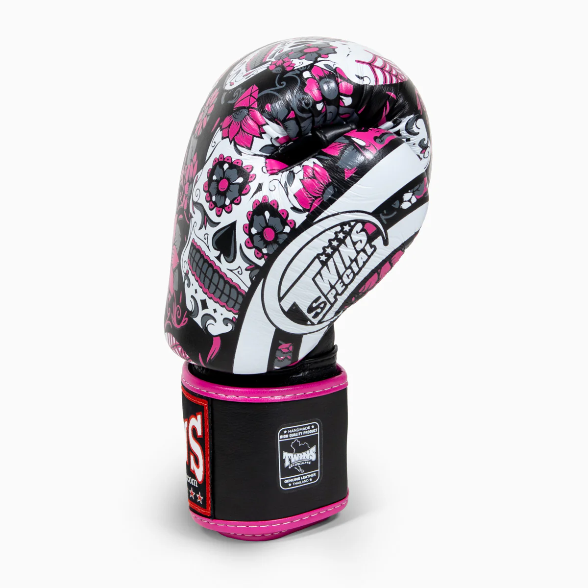 Guantes Muay Thai Twins Special FBGVL 3 Skull Rosa  - Image 3