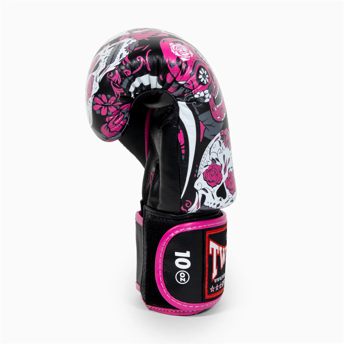 Guantes Muay Thai Twins Special FBGVL 3 Skull Rosa  - Image 6