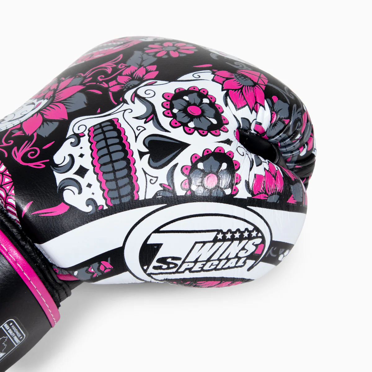 Guantes Muay Thai Twins Special FBGVL 3 Skull Rosa  - Image 8