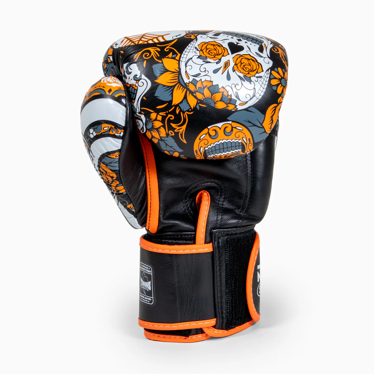 Guantes Muay Thai Twins Special FBGVL 4 Skull Naranja  - Image 4