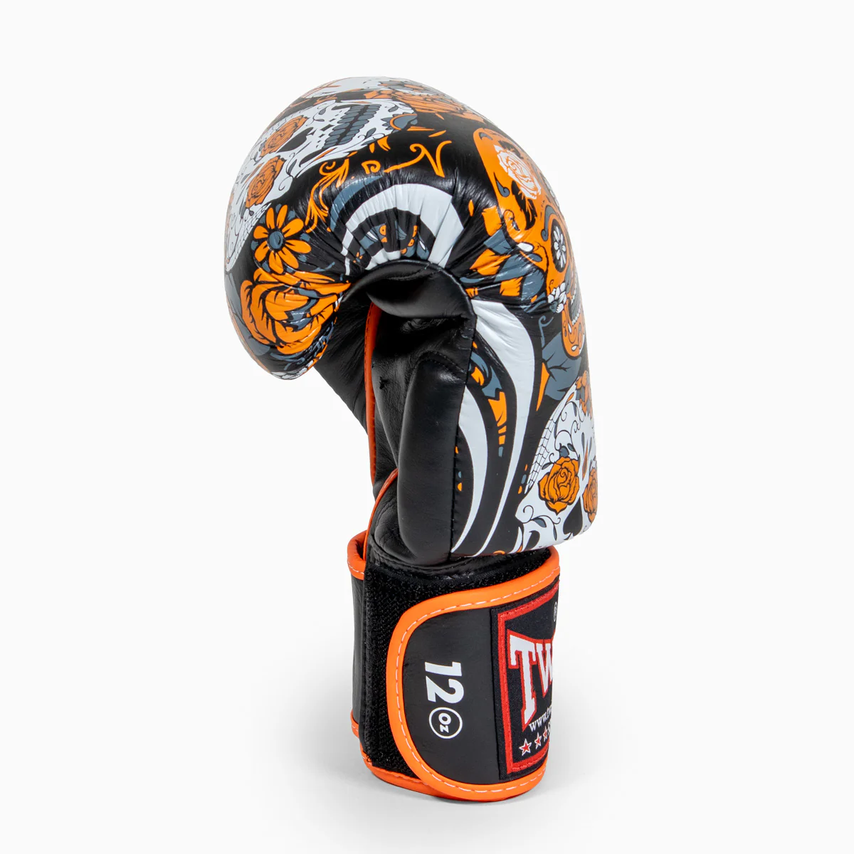 Guantes Muay Thai Twins Special FBGVL 4 Skull Naranja  - Image 5