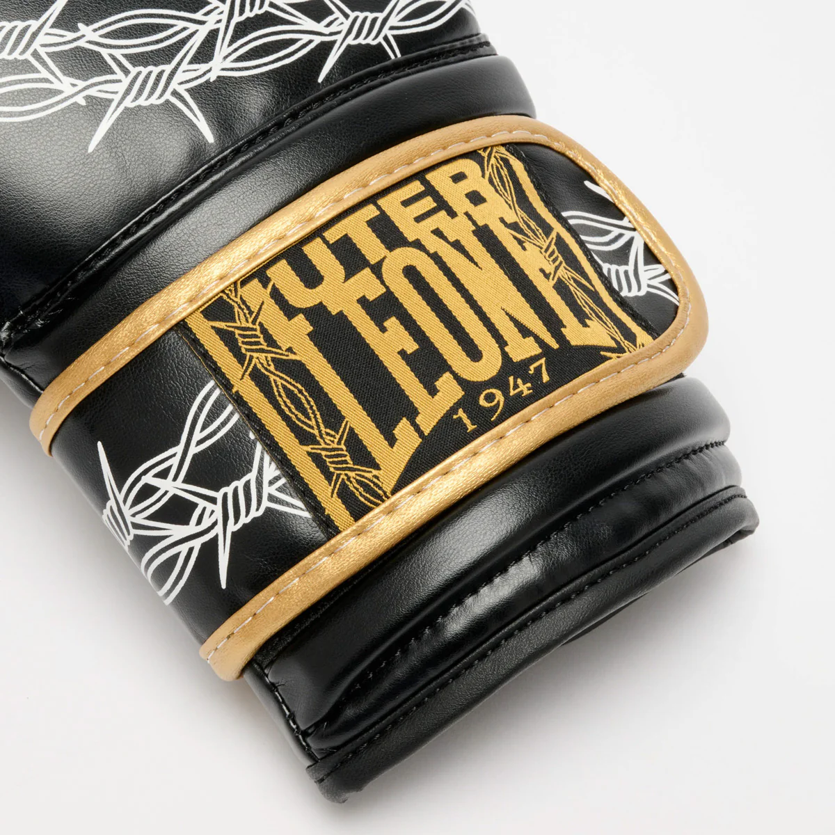 Guantes de boxeo Leone IUTER Barbed Wire GN02IU Negro  - Image 6