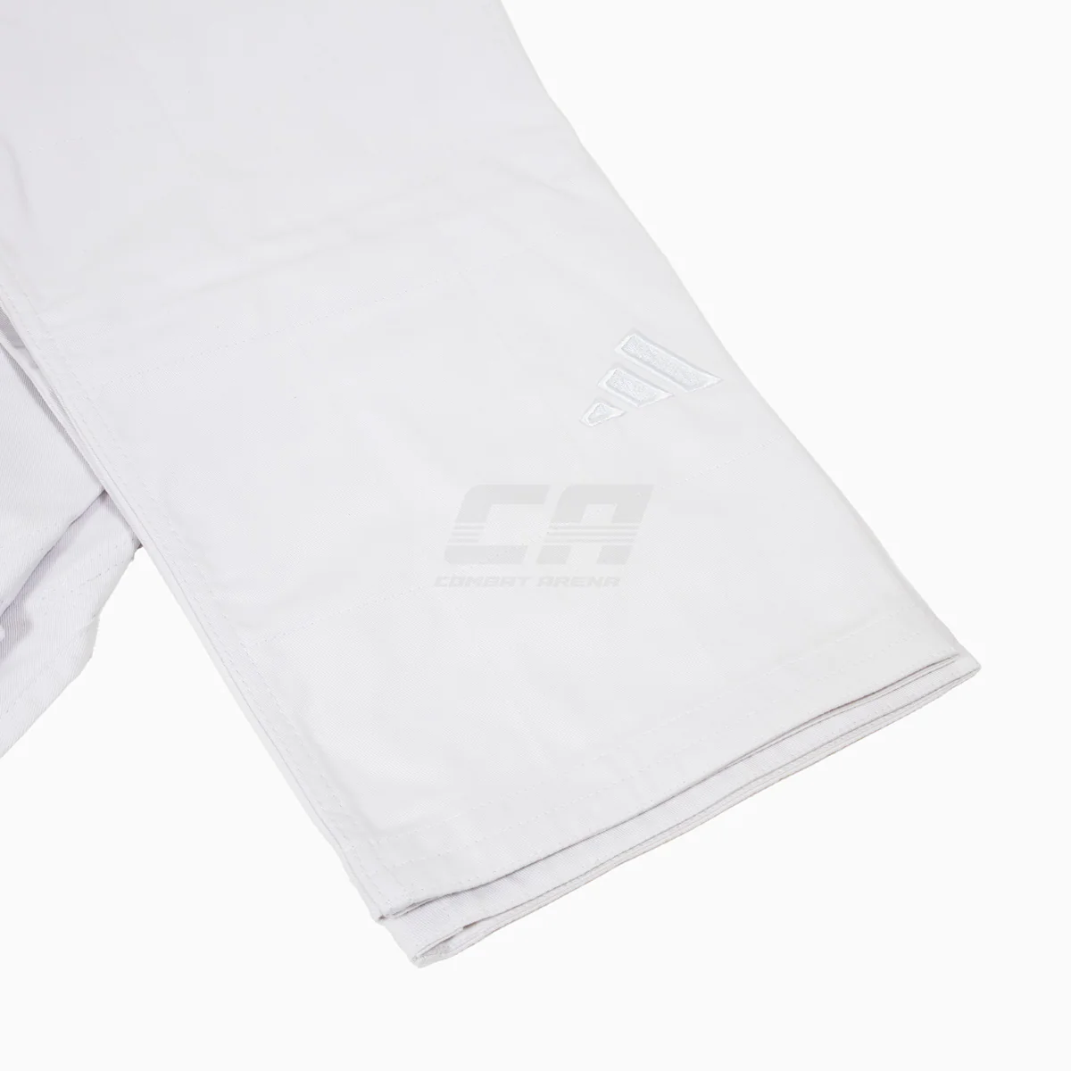 Judogi blanco Adidas J730 Champion III IJF sin rayas - Image 3