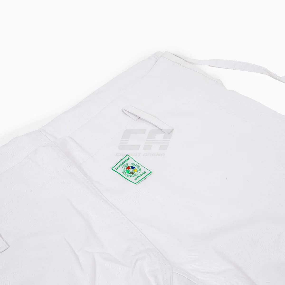 Judogi blanco Adidas J730 Champion III IJF sin rayas - Image 6