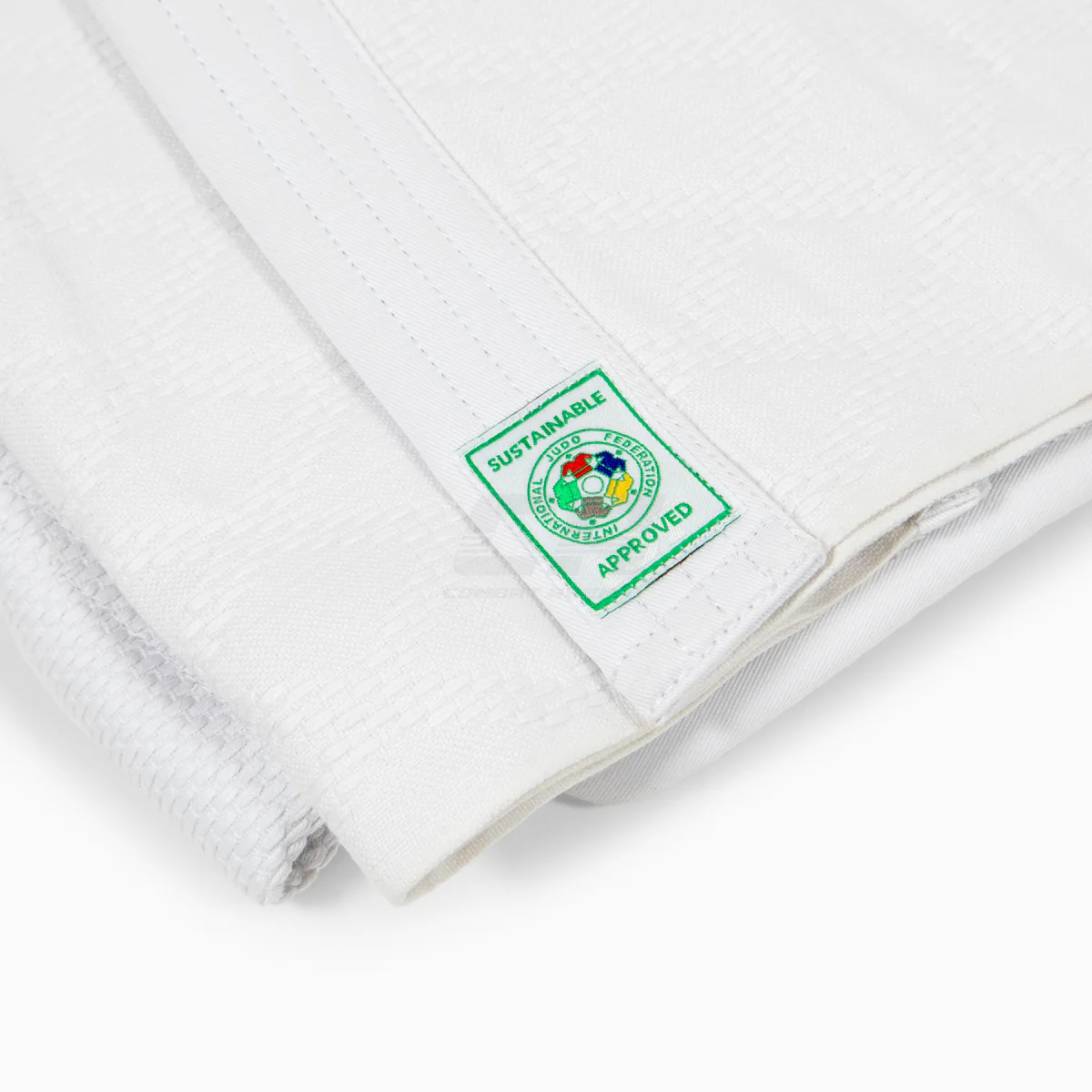 Judogi blanco Adidas J730 Champion III IJF sin rayas - Image 7