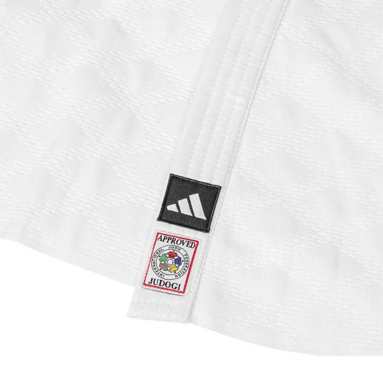 Judogi blanco Adidas J730 Champion III IJF Slimfit - Image 4