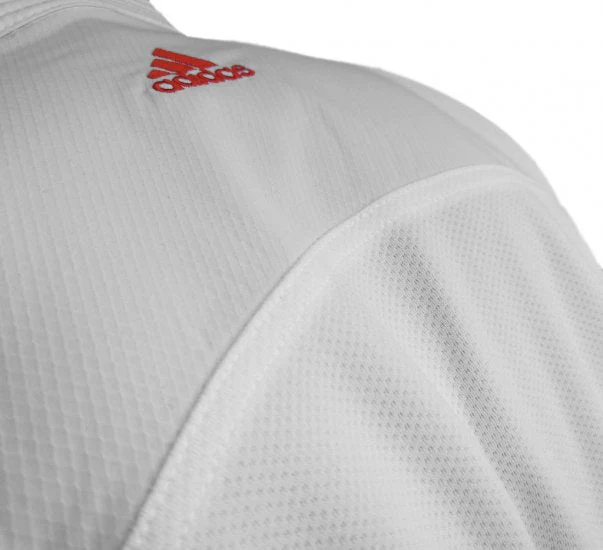 Karategui Adidas Kumite Adilight Primegreen WKF Rayas Rojas - Image 5