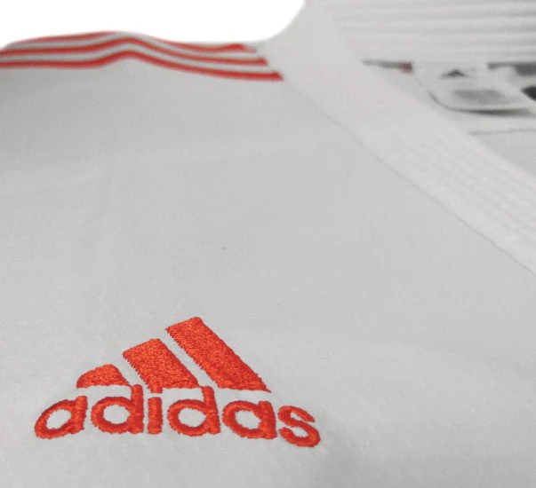 Karategui Adidas Kumite Adilight Primegreen WKF Rayas Rojas - Image 6
