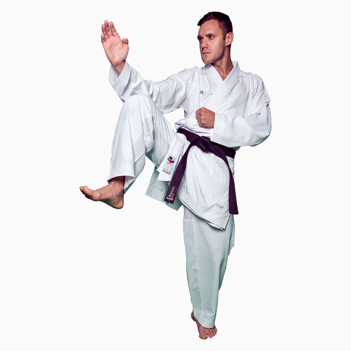 Karategui Arawaza Kumite Deluxe Evo WKF bordado blanco