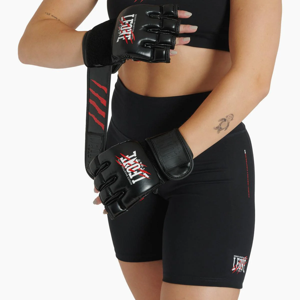 Leggings cortos Mujer Leone Primal Instinct AB939 Negro  - Image 4
