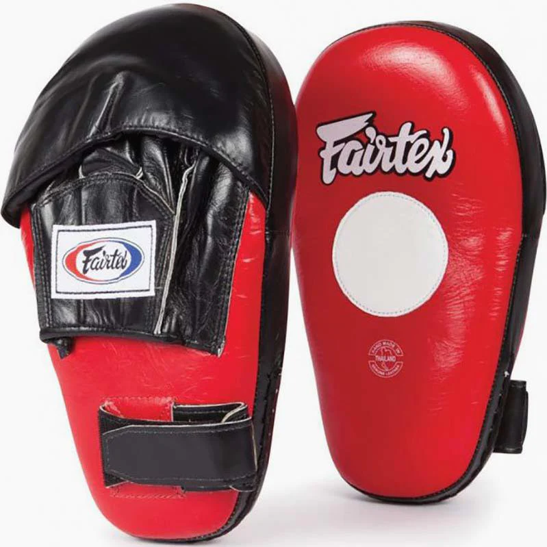 Manoplas de boxeo Fairtex Pro Angular FMV8 Rojo-negro 
