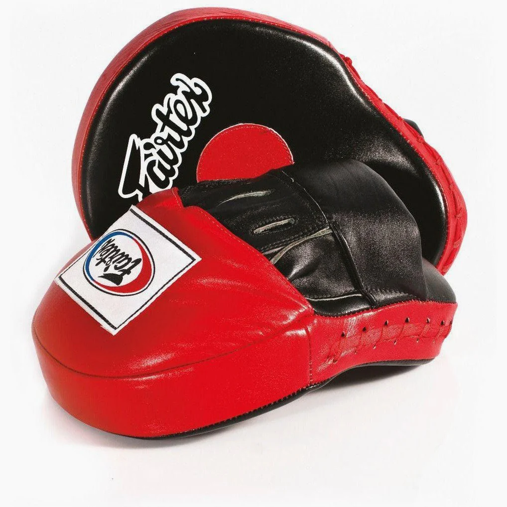 Manoplas de boxeo Fairtex Ultimate Contoured FMV9 Negro-rojo 