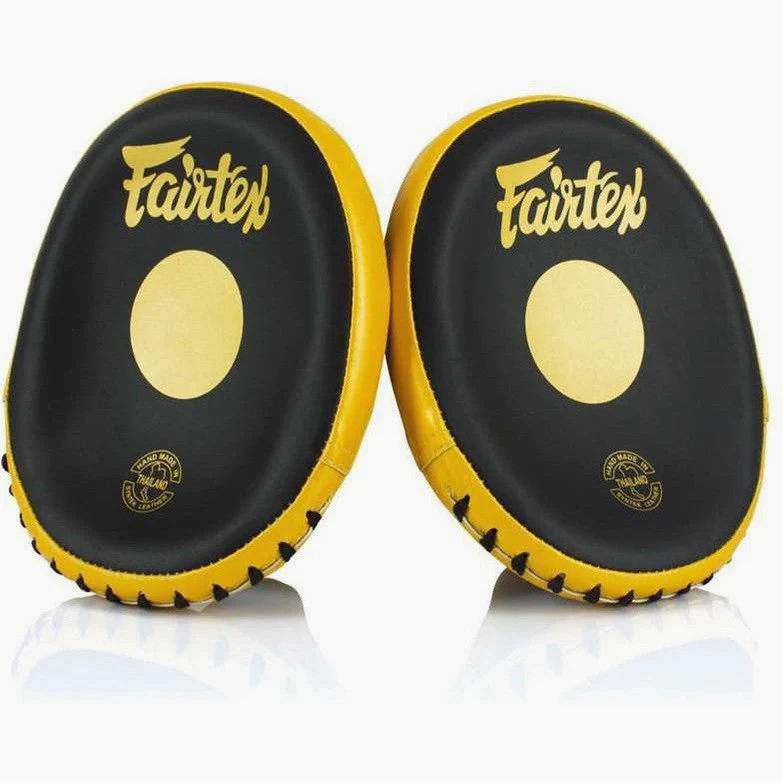 Manoplas de boxeo Fairtex Speed & Precisión FMV15 Negro-oro - Image 2