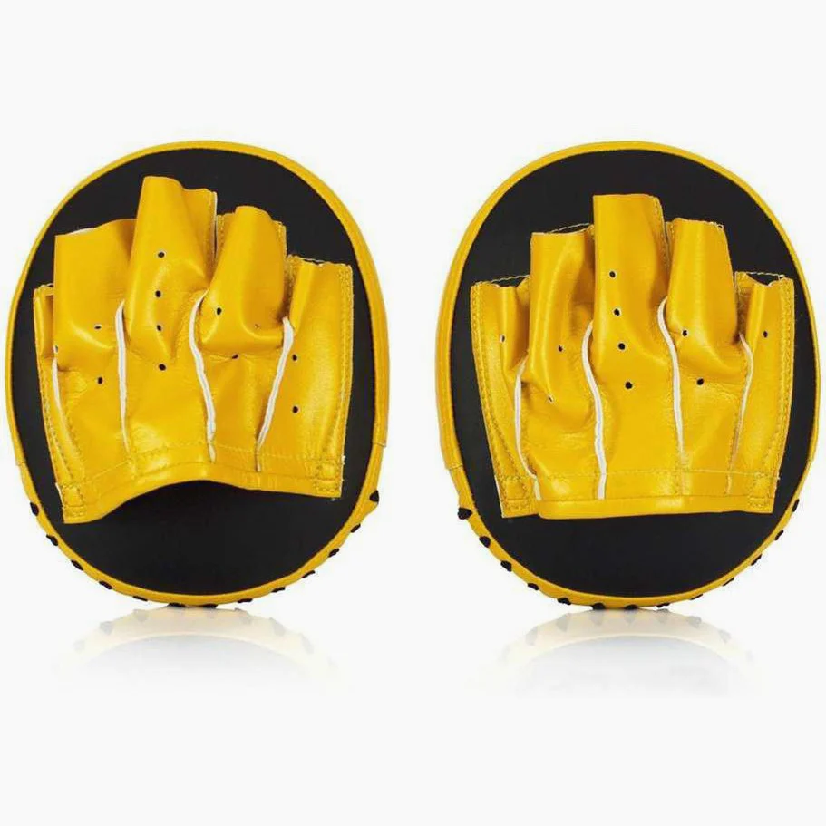 Manoplas de boxeo Fairtex Speed & Precisión FMV15 Negro-oro - Image 3