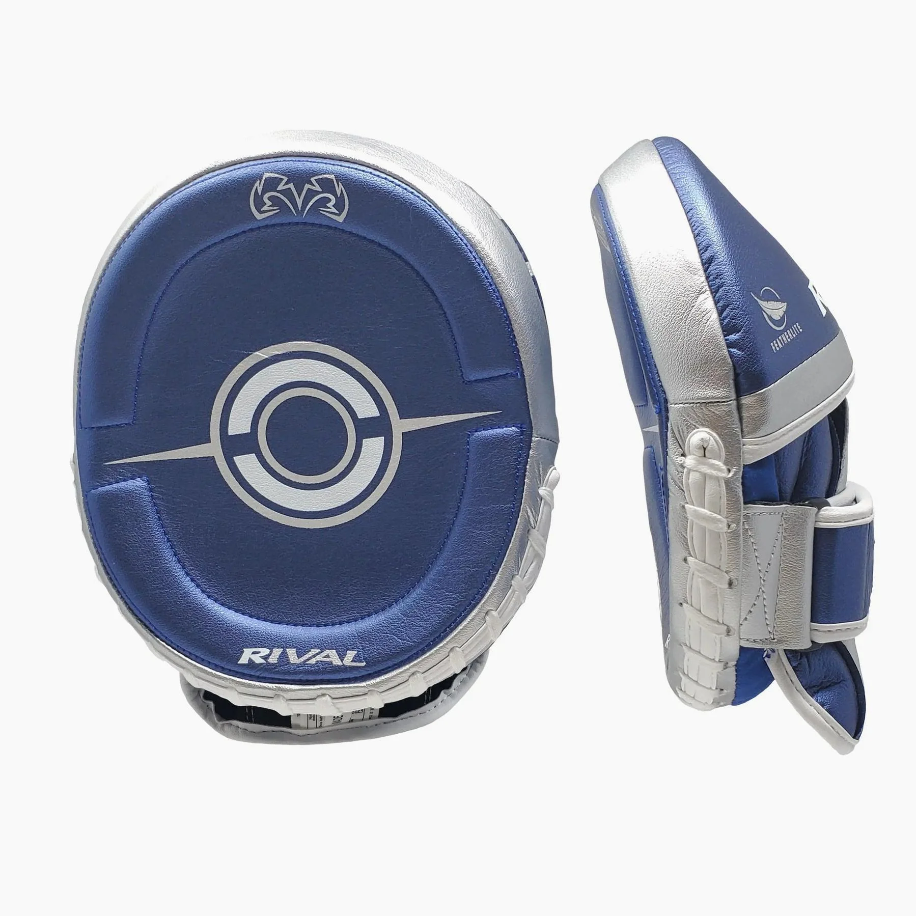 Manoplas de boxeo Rival Profesional RPM100 Azul-Plata  - Image 2